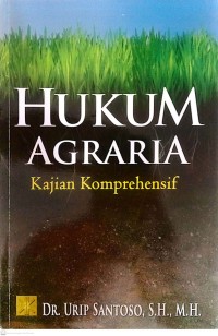 Image of Hukum Agraria Kajian Komprehensif