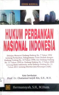 Image of Hukum Perbankan Nasional Indonesia