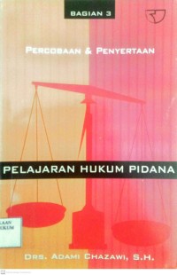 Image of Pencobaan & Penyertaan Pelajaran Hukum Pidana