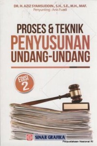 Image of Proses & Teknik Penyusunan Undang-Undang