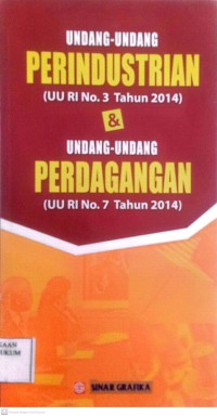 Image of Undang-Undang Perindustrian & Undang-Undang Perdagangan